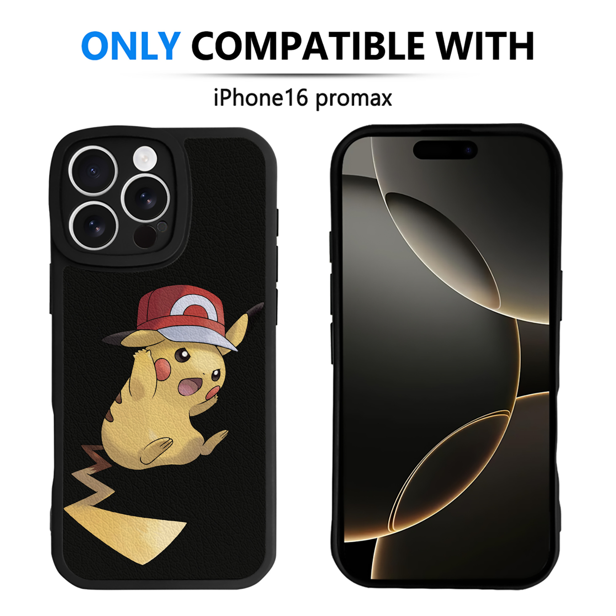 （画像用） ポケットモンスター Pokémon 【iPhone 16シリーズ対応】シリコンスマホケース（レザー調） 材質：シリコン